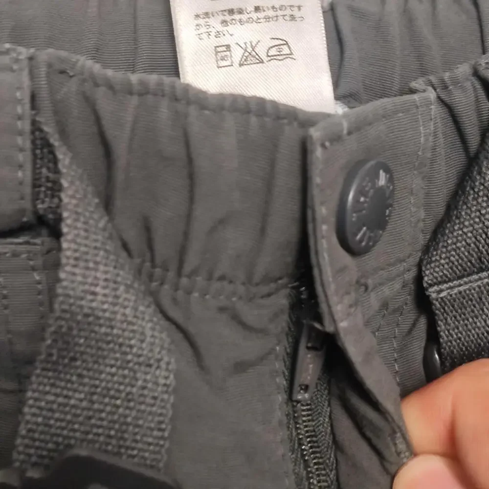 The North Face Pants Mens 36x30 Gray Convertible Cargo Belted Hiking Travel
